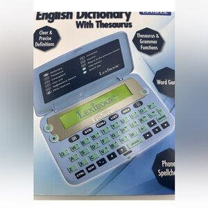 LEXiBOOK D650EN The English Dictionary Definitions Thesaurus Grammar Spellcheck